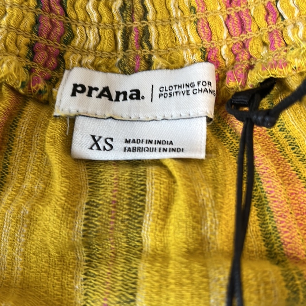 Prana Leapfrog Stripe Little Palm Organic Cotton Cami - Picture 7 of 11